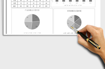 2025年半年度销售分析图表
