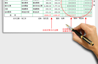 2024年通用自动记账凭证（分录凭证）免费下载