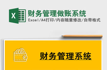 2025年财务管理做账系统