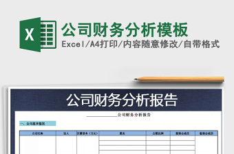 2025年公司财务分析模板