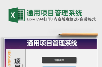 2024年通用项目管理系统