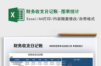 2025年财务收支日记账-图表统计