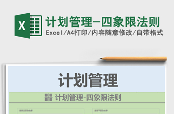 计划管理-四象限法则