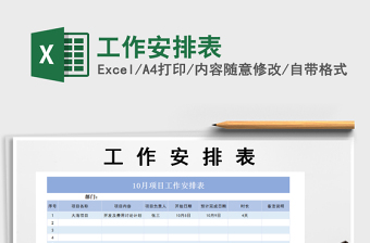 2025年工作安排表