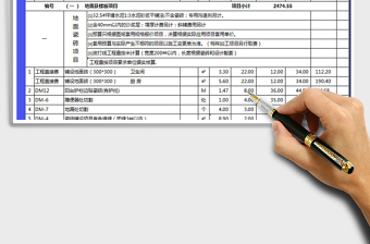 2025年家庭装修报价清单