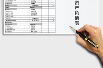 2024年企业资产负债表及利润表(模板)