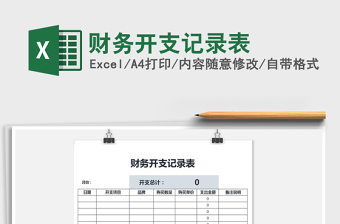 2025年财务开支记录表