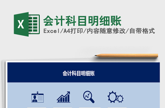 2024年会计科目明细账