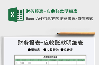 2025年财务报表-应收账款明细表