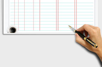 2025年现金日记账财务报表