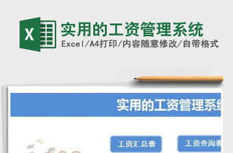 2025年实用的工资管理系统