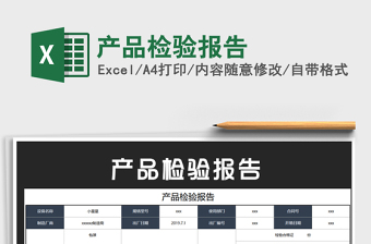 2025年产品检验报告
