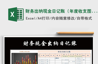 2025出纳记账excel表格大全