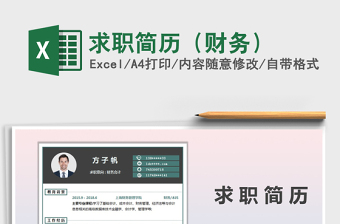 2025年求职简历（财务）