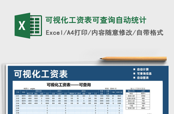 2025年可视化工资表可查询自动统计