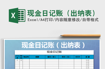 2025年现金日记账（出纳表）