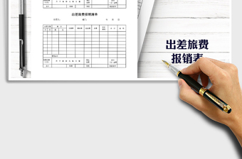 2025年账簿凭证出差旅费报销清单