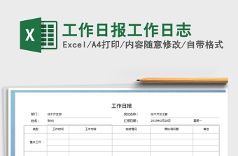 2024年工作日报工作日志免费下载