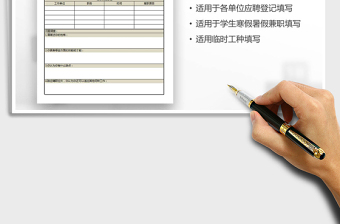 2025年员工招聘表