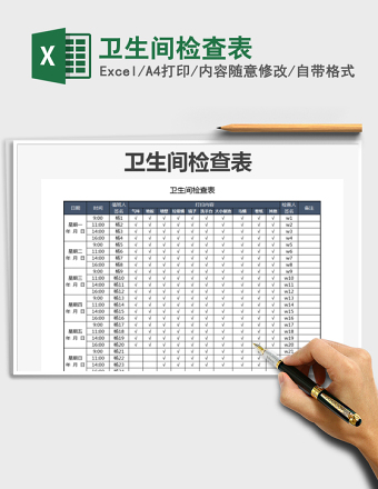 2025年卫生间检查表