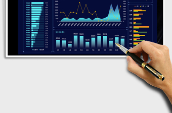 2024年公司销售数据看板