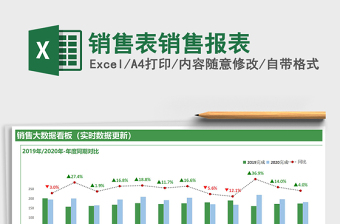 销售表销售报表