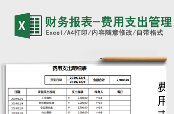 2025年财务报表-费用支出管理