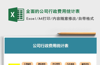 2024行政excel表格大全