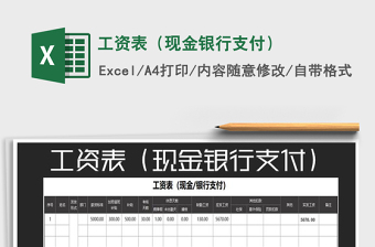 2025年工资表（现金银行支付）