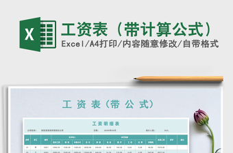 2025年工资表（带计算公式）