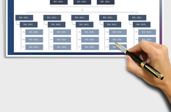 2024年组织架构图公司架构exce表格