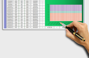 2025年财务日记账（可查询图表）