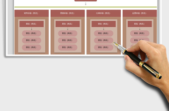 2024年组织架构图公司架构exce表格