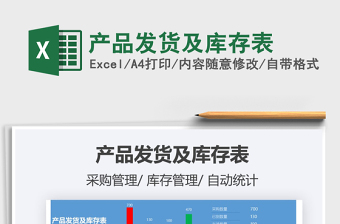 2025年产品发货及库存表