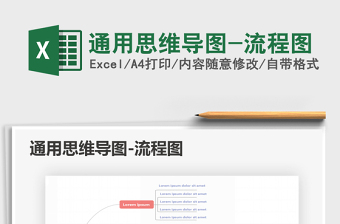 2024年通用思维导图-流程图