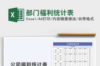 2025年部门福利统计表