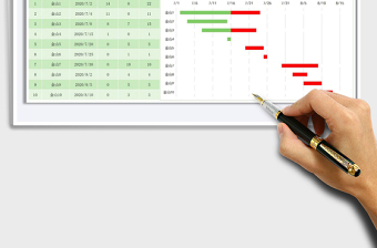 2024年项目进度计划甘特图