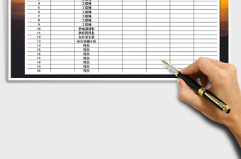 2025年签订劳动合同人员汇总表