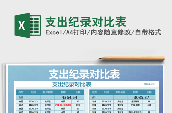 2025年支出纪录对比表