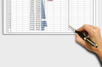 2025年工厂生产物料计划表(颜色自动改)