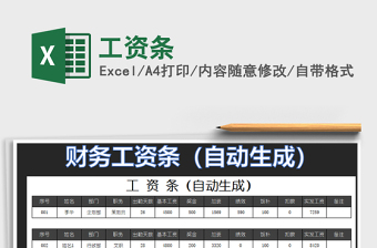 2024年工资条免费下载