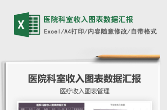 2025年医院科室收入图表数据汇报