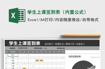 2025签到excel表格公式大全图片