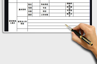 2025年面试人员结果报告模版免费下载