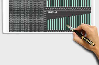 2025年通用销售明细表（全自动可视化）