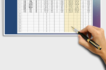 2025年月出入库存盘点表