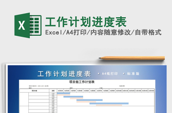 2025年工作计划进度表