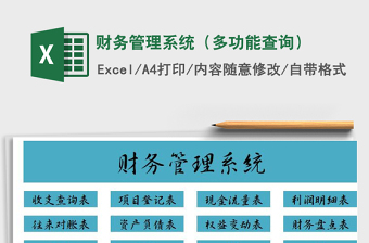 2024年财务管理系统（多功能查询）