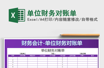 2025年单位财务对账单