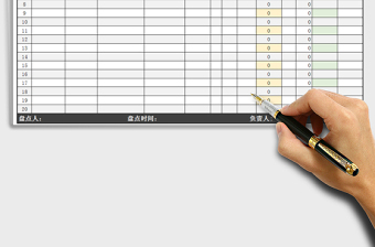 2025年库存盘点明细表格式免费下载